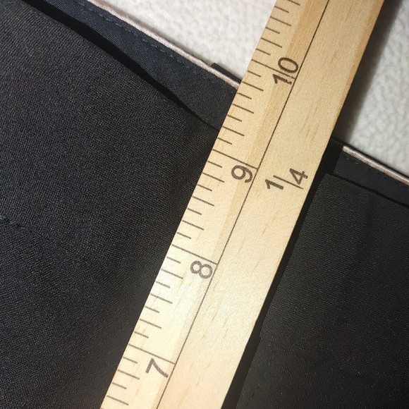 GAP Women's Curvy Black Straight Leg Pants Size 10R Flat Front Stretch - Picture 7 of 8